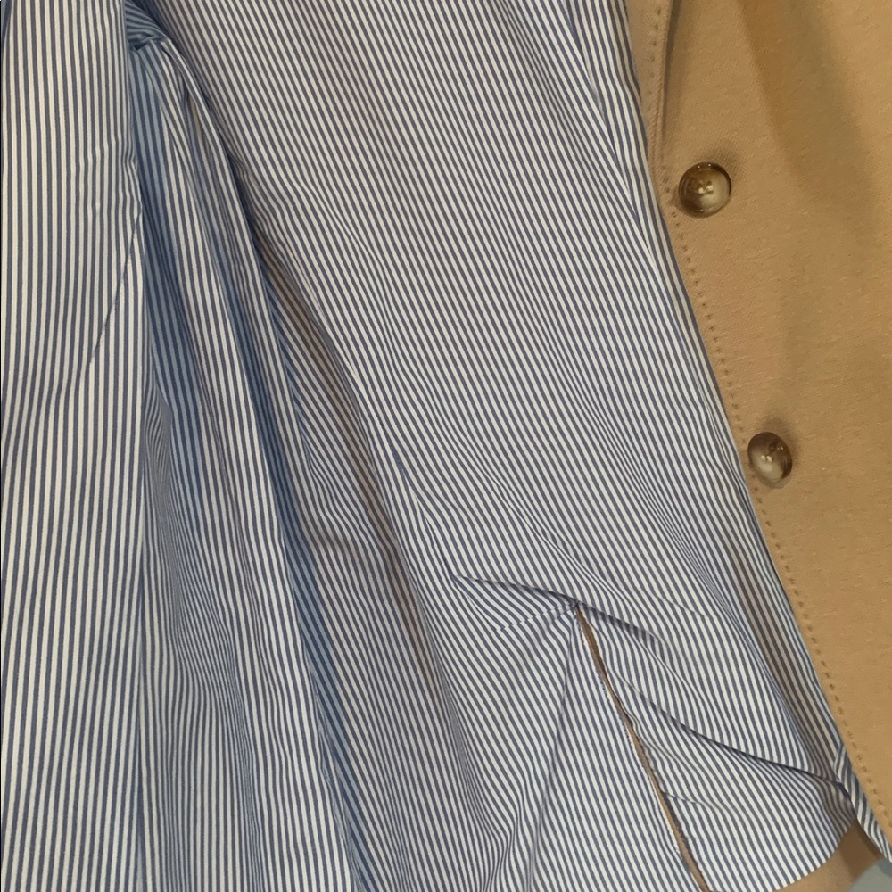 Talbots Camel Aberdeen  Blazer with Pockets NWT Size 14 Tan 75% Cotton - Picture 8 of 13